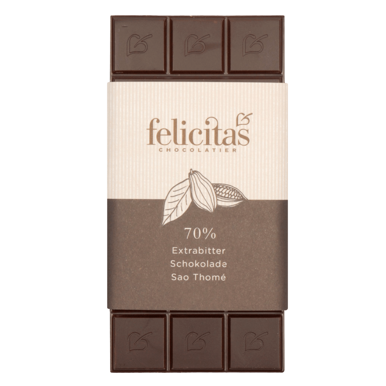 Tafelschokolade Extrabitter 70 %