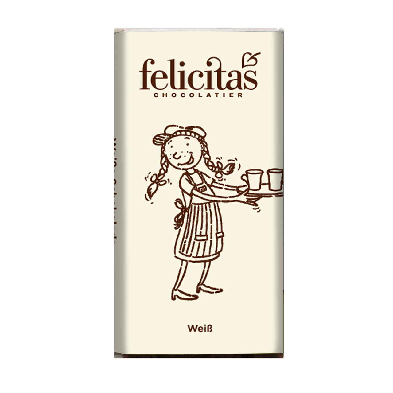 Tafelschokolade Schokomädchen Weiß