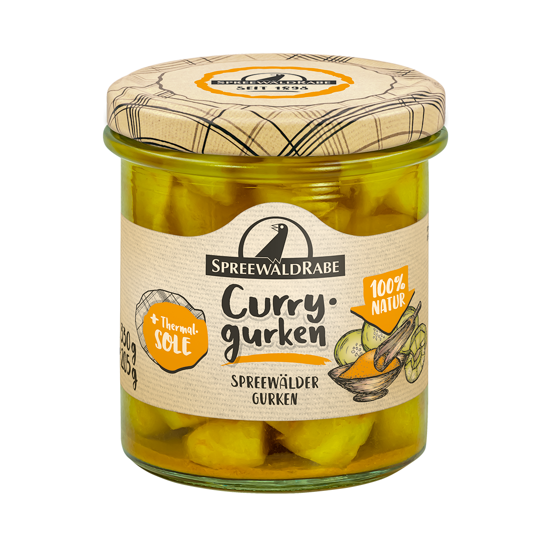 Currygurken Premium – Exotisch Gewürzt aus dem Spreewald - Rabe Handels GmbH & Co.KG