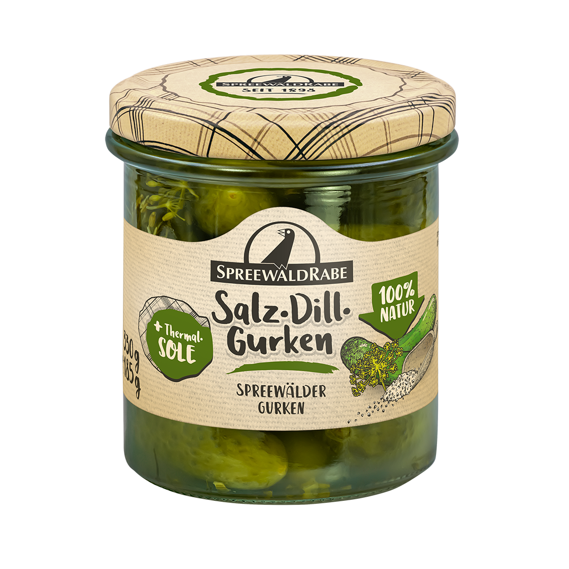 Spreewälder Salz-Dill-Gurken - Natürlich & Zuckerfrei - Rabe Handels GmbH & Co.KG