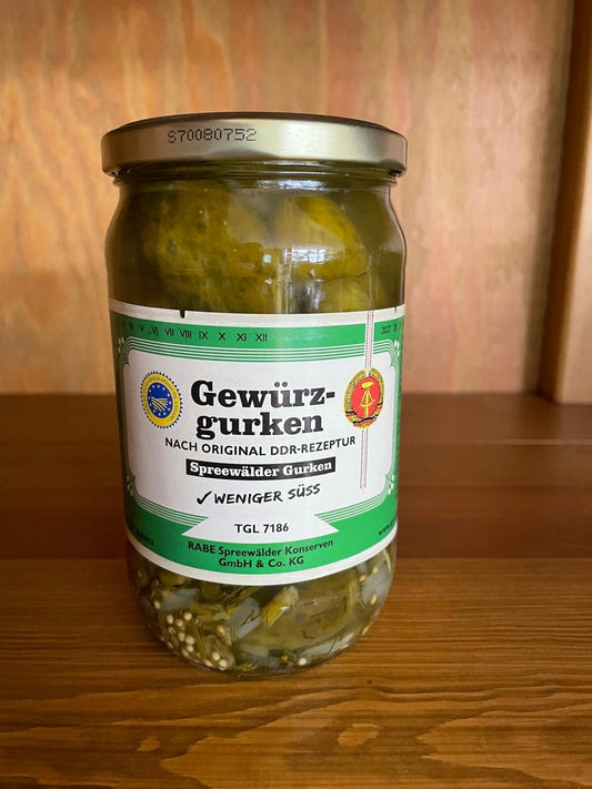DDR Gewürzgurken – Originalrezept Weniger Süß