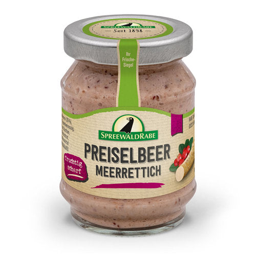 Preiselbeermeerrettich - Ideal für Wild & Räucherfisch - Rabe Handels GmbH & Co.KG