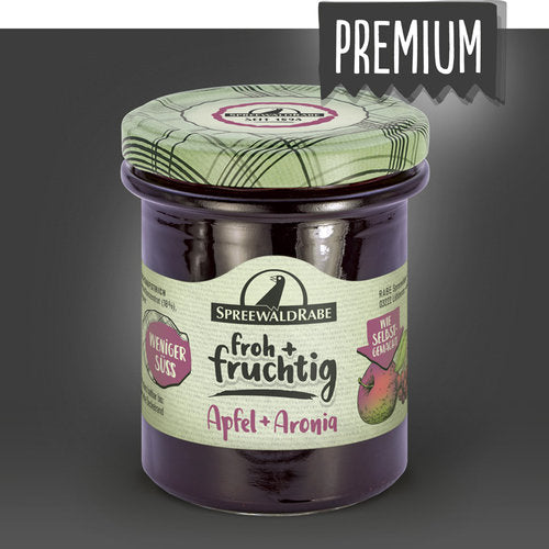 Apfel-Aronia Fruchtaufstrich Premium – Zuckerarm & Natürlich - Rabe Handels GmbH & Co.KG