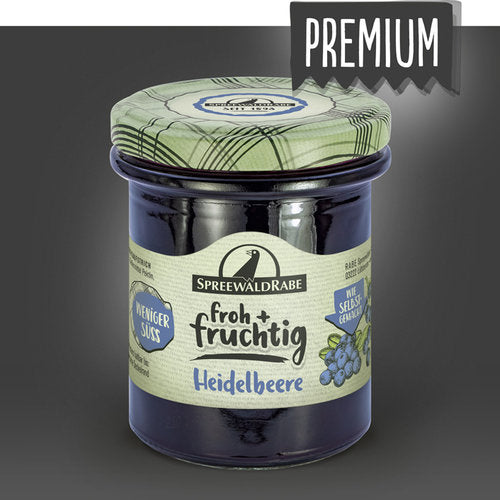 Fruchtaufstrich Heidelbeere – Zuckerarm & Natürlich - Rabe Handels GmbH & Co.KG