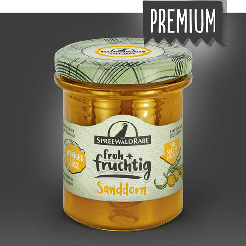 Sanddorn Fruchtaufstrich Premium - Natürlich & Zuckerarm - Rabe Handels GmbH & Co.KG