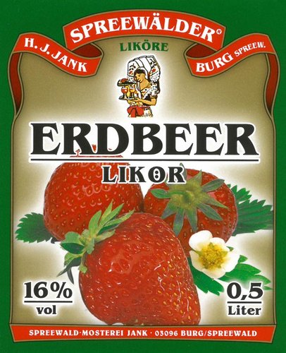 Erdbeerlikör - Rabe Handels GmbH & Co.KG
