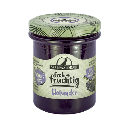 Fruchtaufstrich Holunder  – Zuckerarm & Natürlich - Rabe Handels GmbH & Co.KG