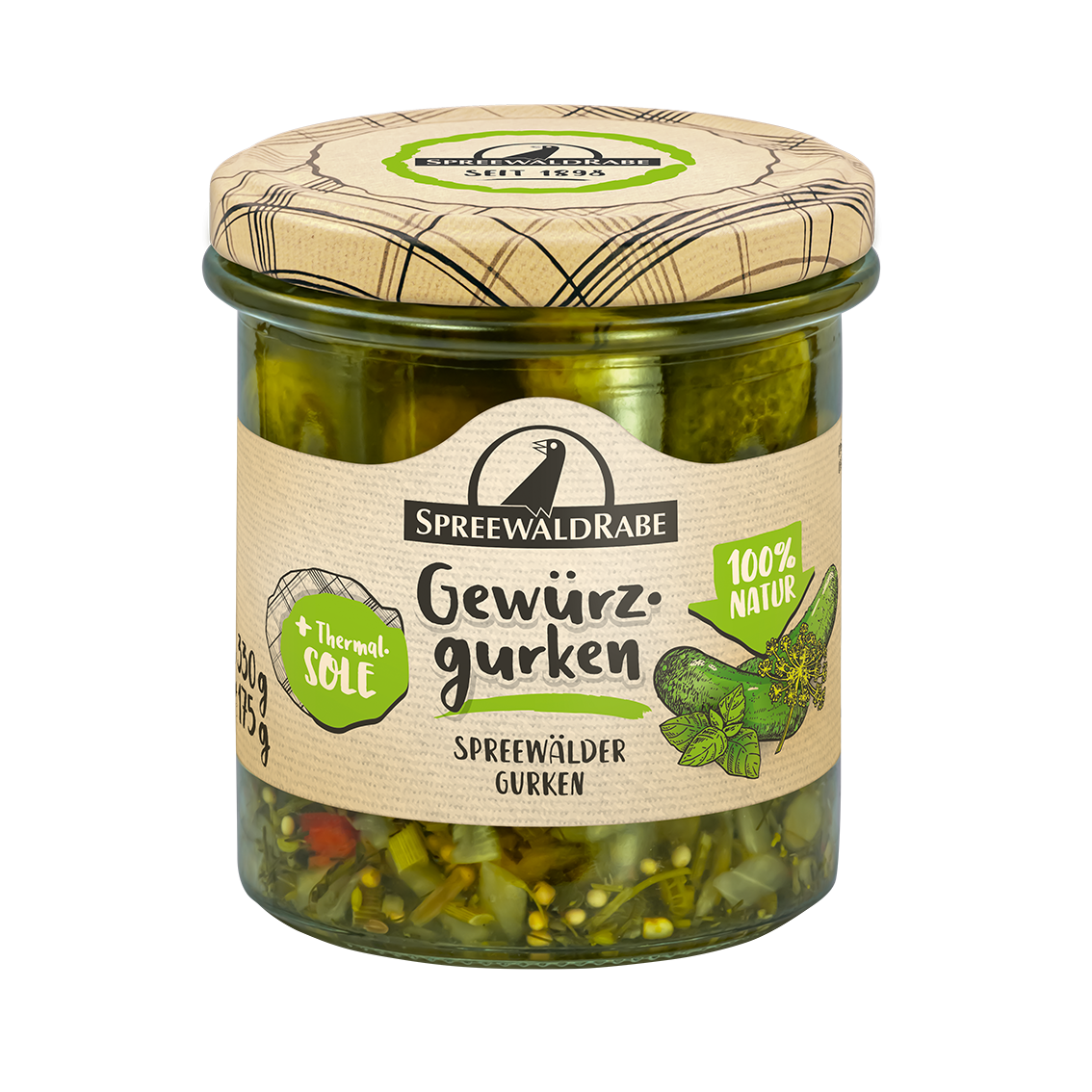 Spreewälder Gewürzgurken | Knackig & Würzig mit Kräutern – Rabe Handels ... Spreewälder Gewürzgurken | Knackig & Würzig mit Kräutern – Rabe Handels ...