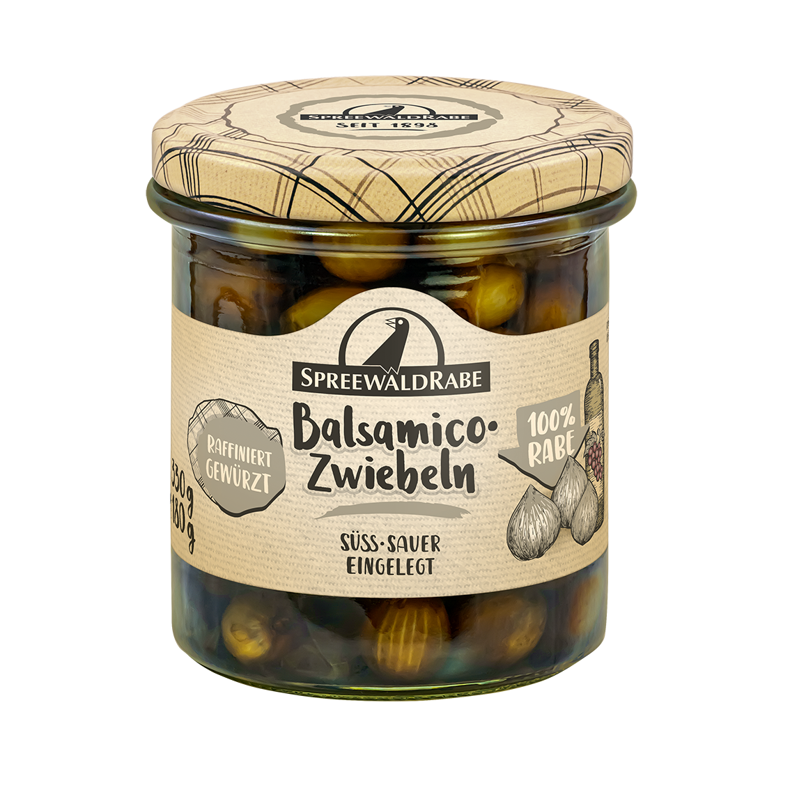 Eingelegte Balsamico-Zwiebeln – Premium Qualität - Rabe Handels GmbH & Co.KG