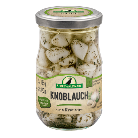 knoblauch aufbewahren öl Knoblauch in Öl eingelegt - 185g