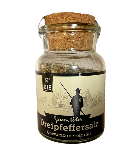 Spreewälder Dreipfeffersalz – Gewürzzubereitung 115 g