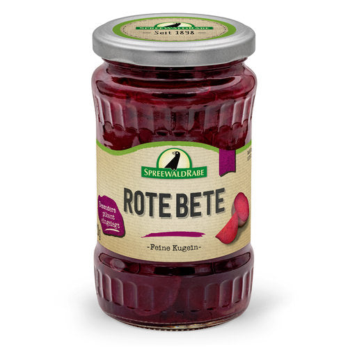 Rote Bete Kugeln Tafelfertig - Süß-Sauer Eingelegt- 330g - Rabe Handels GmbH & Co.KG