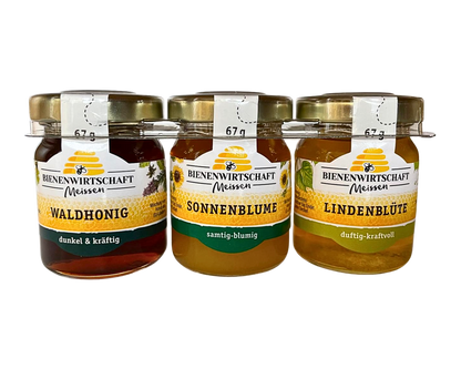 Honig Trio 201 g – Waldhonig, Sonnenblumenhonig & Lindenhonig