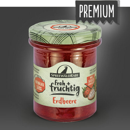 Erdbeere Fruchtaufstrich Premium – Zuckerarm - Rabe Handels GmbH & Co.KG