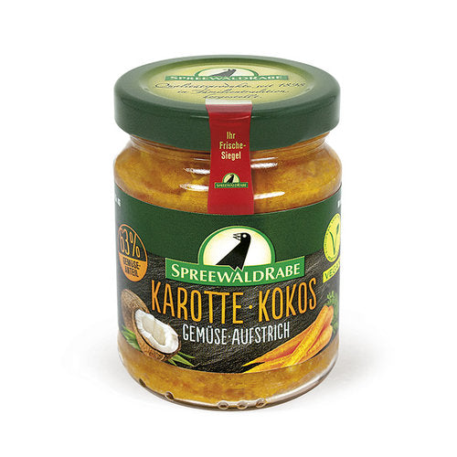 Gemüseaufstrich Karotte-Kokos – Vegan & Exotisch - Rabe Handels GmbH & Co.KG