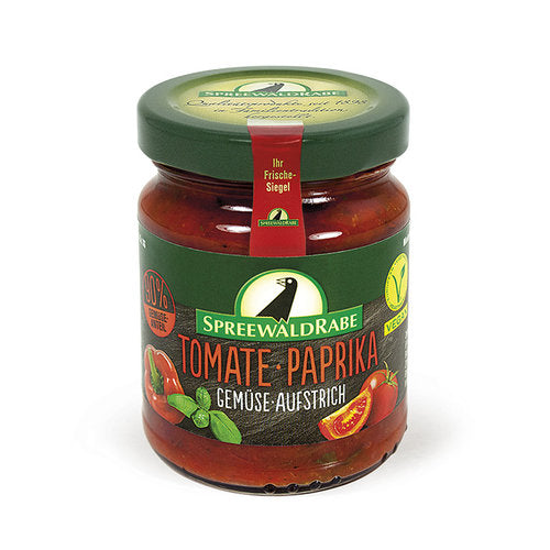 Gemüseaufstrich Tomate-Paprika – Fruchtig-Würzig & Vegan - Rabe Handels GmbH & Co.KG